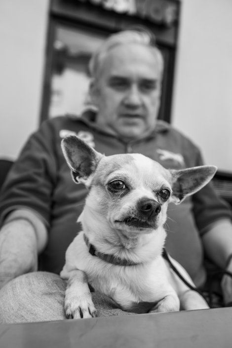 Niederdorf_Peter Preissle mit Hund_0003